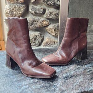 Calvin Klein Broma Brown Mid Calf Boot Size 7M